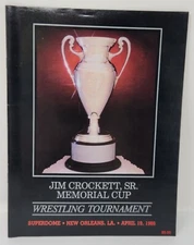 JIM CROCKETT MEMORIAL CUP TOURNAMENT NWA WRESTLING PROGRAM 1986 Magnum WARRIORS