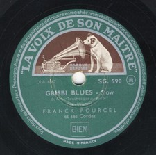Grisbi Blues / Le Grisbi - Franck Pourcel et ses cordes - HMV 78 rpm
