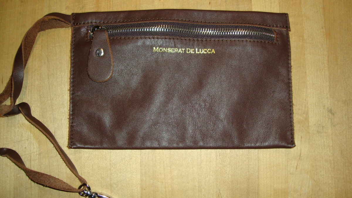 Monserat De Lucca Womens small leather Bag zip close | eBay