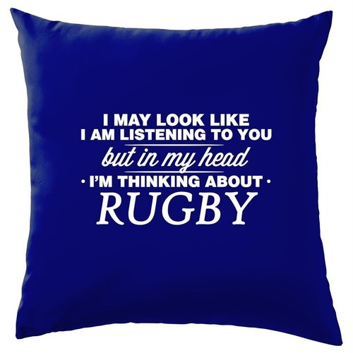 Fou Rugby Femme Lin Coussin Housse Oreiller - Drôle League Union Sport