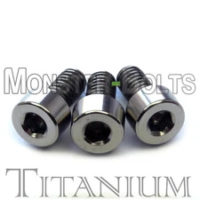 Guitar Locking Nut Screws For Floyd Rose Style  Black, Stainless Steel, Titanium