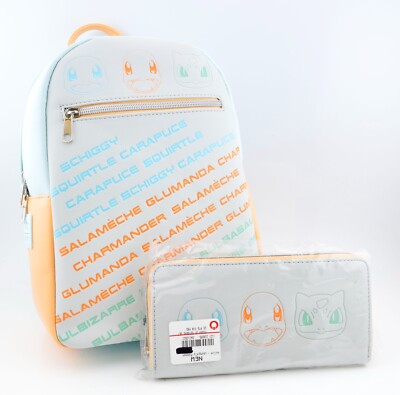 Pokemon Kanto Starters Mini Backpack and Wallet Loungefly  display picture 1