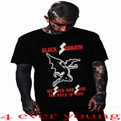 BLACK SABBATH WE SOLD OUR SOUL HARD ROCK  T SHIRTS MEN'S SIZES
