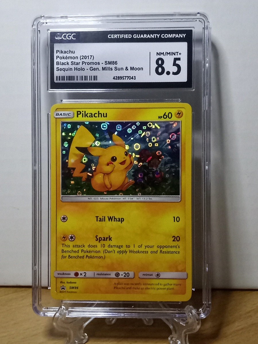 【超希少】ピカチュウPikachu SM86 プロモ 英語 海外版 Pikachu Sm86 Sequin Holo General Mills Promo | eBay