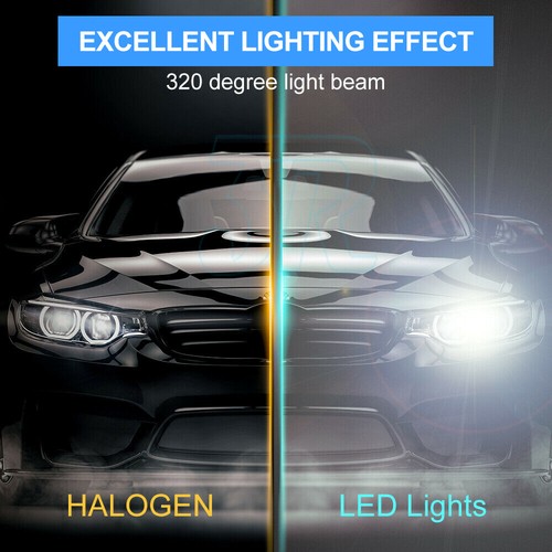 2X H3 80W 12000LM LED Car Headlight Conversion Globes Bulbs Beam 6000K White AU - Picture 6 of 9
