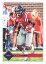 2023 CHRONICLES DRAFT PICKS DONRUSS FOOTBALL A.J. BROWN OLE MISS REBELS #24