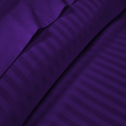 1000-1200 THREAD COUNT EGYPTIAN COTTON 6 PCs SHEET SET STRIPE COLORS US FULL XL - Picture 81 of 129