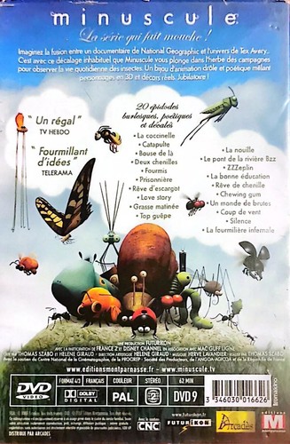 Minuscule : La vie privée des Insectes - Saison 1, DVD 1 [DVD] NEUF ...