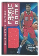 RARE 2016-17 PANINI CERTIFIED DIAMOND STONE ROOKIE RELIC CARD #30 ~ 01/99 UNIQUE