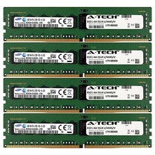 DDR4 2133MHz Samsung 32GB Kit 4x 8GB Dell PowerEdge R730xd R730 R630 Memory RAM