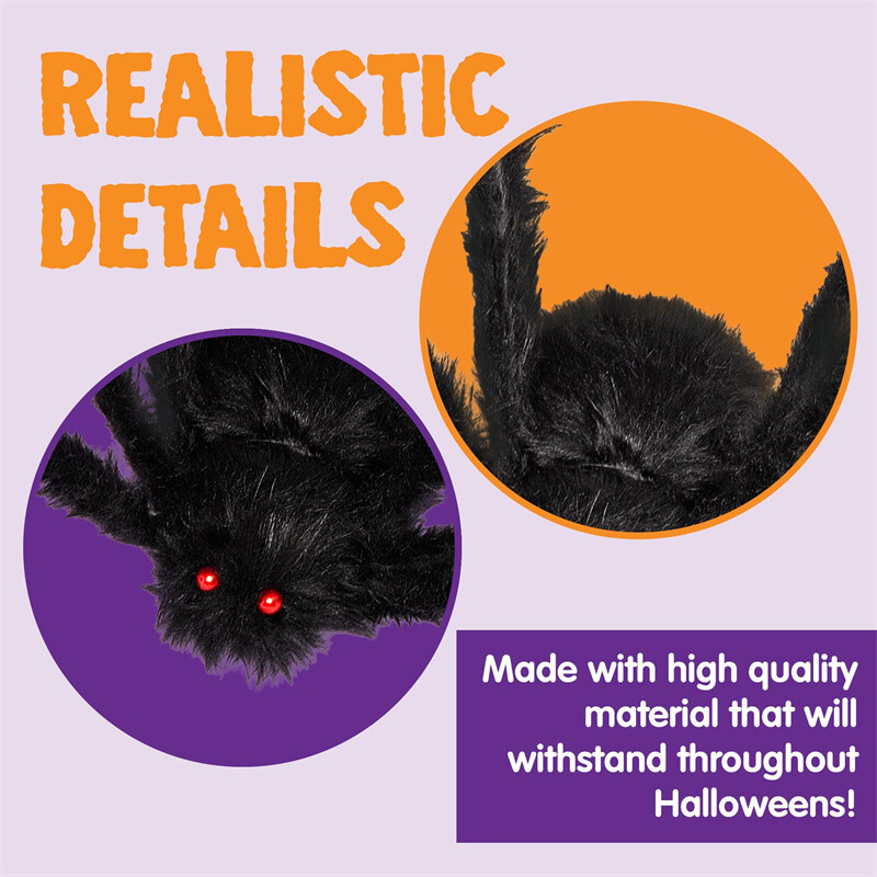 Giant Spider  Halloween Decoration 5m With 20pcs Spiders And Large