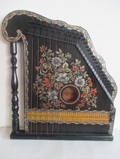 Originale antike Harfen-Zitter, Harp-Zither, um 1900 !!!