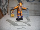 Hasbro GI Joe ARAH figure 1989 HEAT H.E.A.T.-Viper with file card
