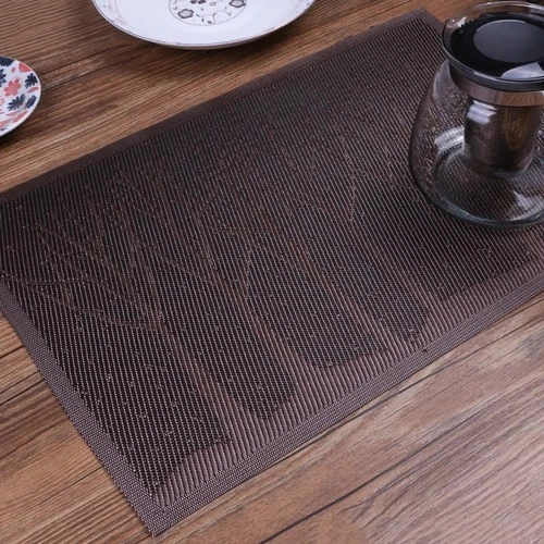 4pcs/lot Placemat Upscale Christmas Tree Pvc Placemats Table Mat Drink Coasters - Bild 4 von 4