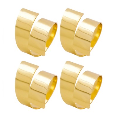 4pcs Rings Banquet Napkin Holder Christmas Table Decor Wedding Napkin Holders