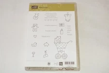 BABY BUNDLE - Stroller Baby Shower STAMPIN' UP RUBBER STAMP SET 12576