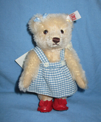 STEIFF 6 INCH DOROTHY BEAR- WIZARD OF OZ - MINT with TAGS STEIFF 6 INCH DOROTHY BEAR- WIZARD OF OZ - MINT with TAGS