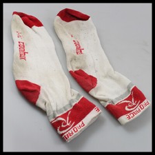 PRO RACE COOLMAX Cycling Cycle Fahrrad Bike weiß rot Socken L - XL, 43 - 46