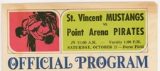 Program St Vincent Mustangs VS Point Arena Pirates Durst Field