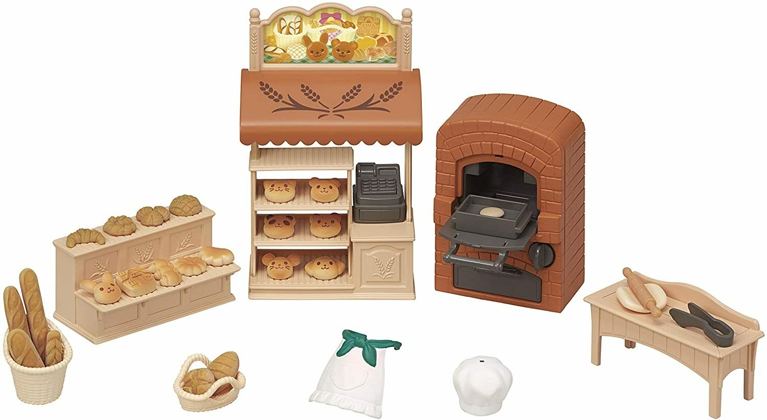 Epoch Sylvanian Family Shop ¡Horno Konko! Primer Juego de Panadería Mi-88