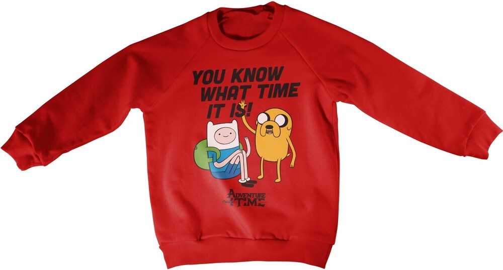 Толстовка ItS Adventure Time Kids Kinder Красная