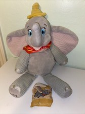 Disney Dumbo Full Size Scentsy Buddy Stuffed Plush Gray Elephant Plush