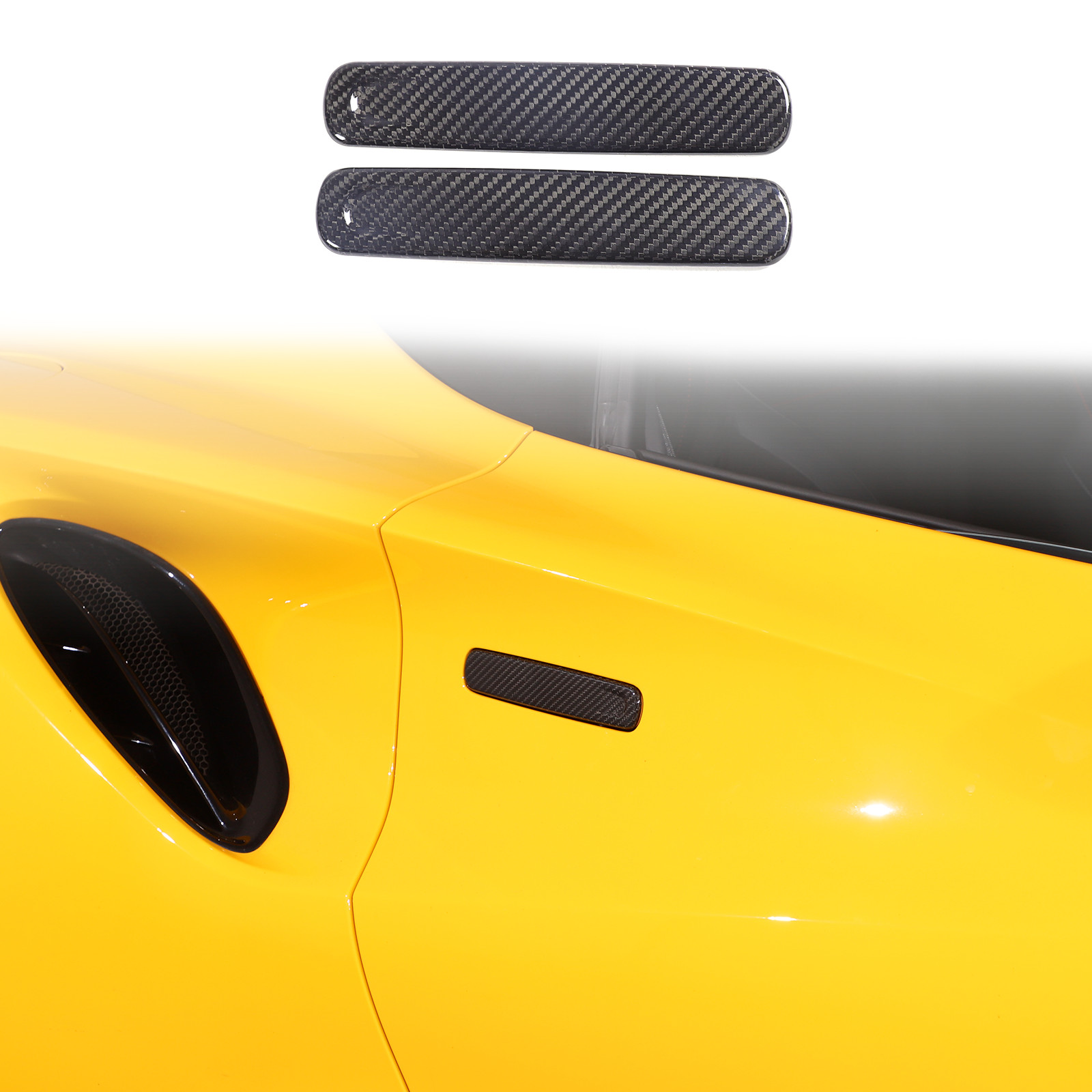 Real Carbon Fiber Exterior Door Handle Cover Trim For Lotus EMIRA 2021-2023