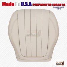 2017 2018 Mercedes Benz E300 E400 Passenger Bottom Perforated Seat Cover Tan