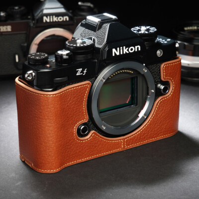 Handmade Genuine Leather Half Camera Case Cover For Nikon ZF | eBay