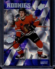 2023-24 SPx Parallax Purple #101 Connor Bedard RC 33/149