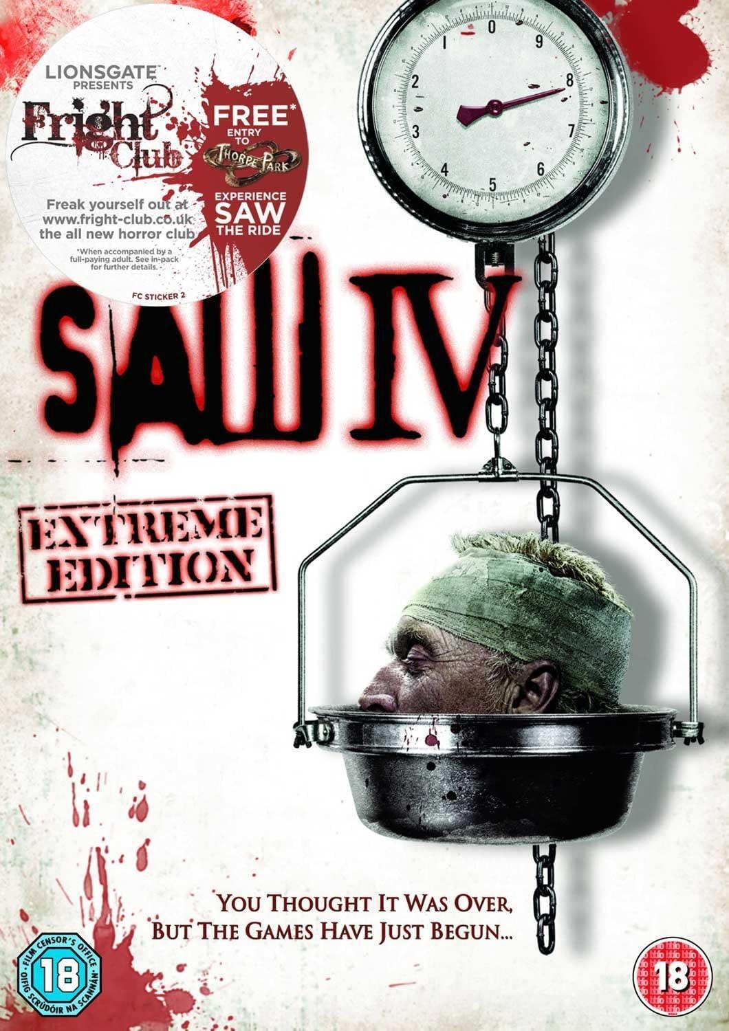 DVD - Saw 4 - Extreme Edition Brand New Sealed