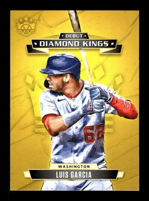 2021 Panini Donruss Diamond Kings #DDK-WN Luis Garcia - Washington Nationals