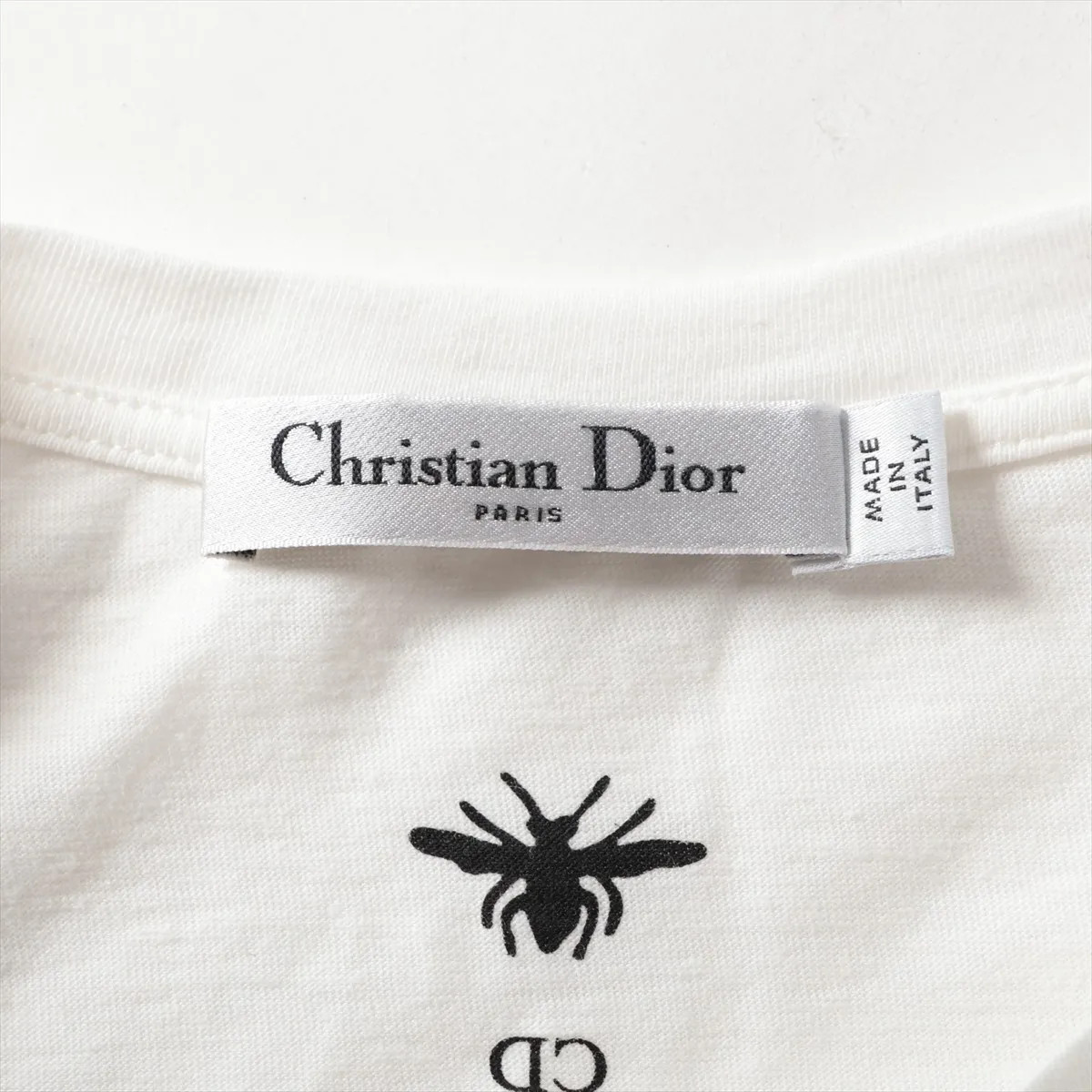 Christian Dior Cotton & linen T-shirt XL Ladies' White
