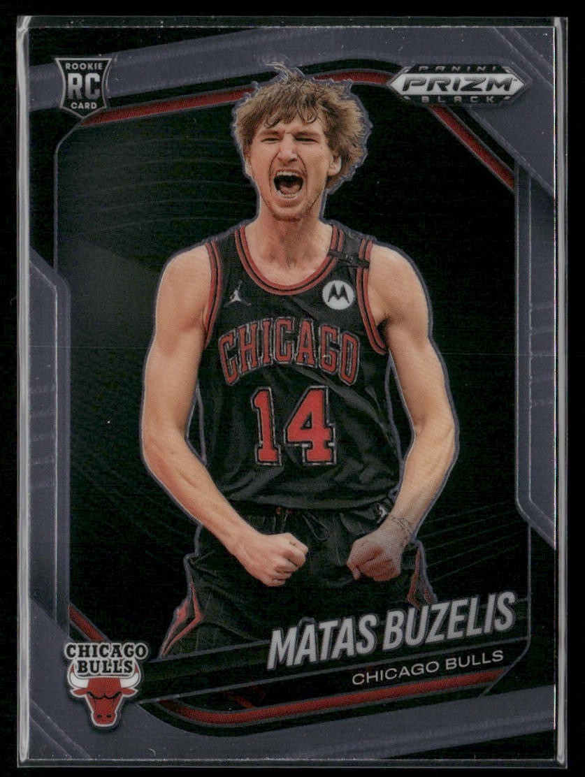 2024-25 Panini Prizm Black  Matas Buzelis RC #41
