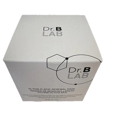 Dr.B Lab Glycolic Acid Renewal Mask 1oz Full Size Face Mask Rejuvenating NIB