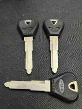 Ford Escort Probe Geo Storm Key Blanks Uncut Plastic Head 3Pcs NEW ILCO H-76P