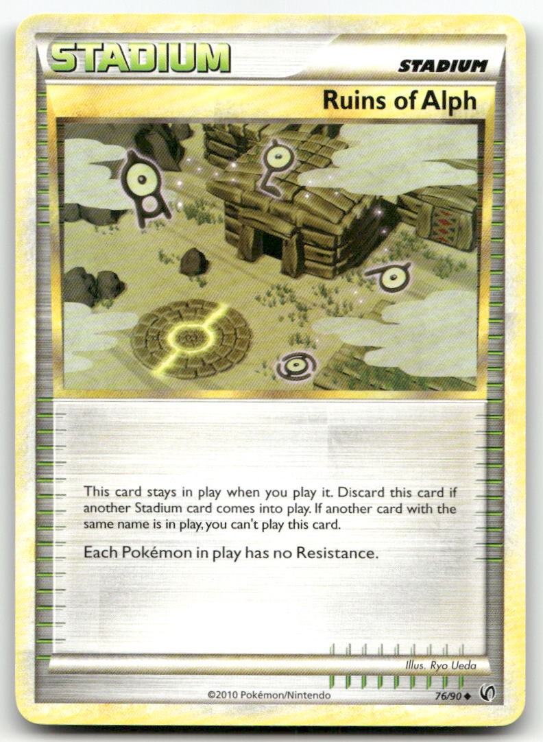 Ruins Of Alph #76/90 (LP) Undaunted UD Pokemon