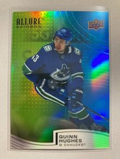 2021-22 Upper Deck Allure Rainbow Green Blue #R-78 Quinn Hughes 241/299
