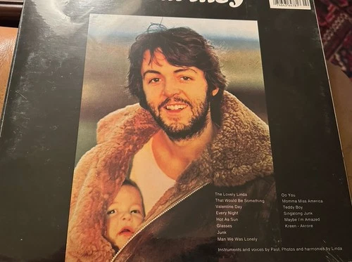 Paul McCartney Self-Titled SEALED MPL Bar Code CBS Records LP