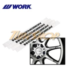 4 PCS WORK EMOTION T7R T5R 2P SPOKE WHEELS RIM DECAL STICKER VINYL