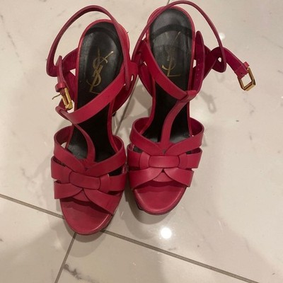 YSL Tribute Sandal Pink Yves Sait Laurent  36