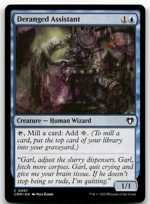 Deranged Assistant #87 (NM) Commander Masters CMM Magic MTG