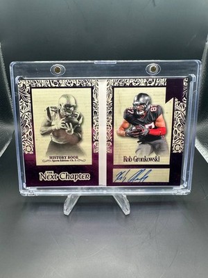 2025 Leaf The Next Chapter ROB GRONKOWSKI Booklet Auto /10 Buccaneers Patriots