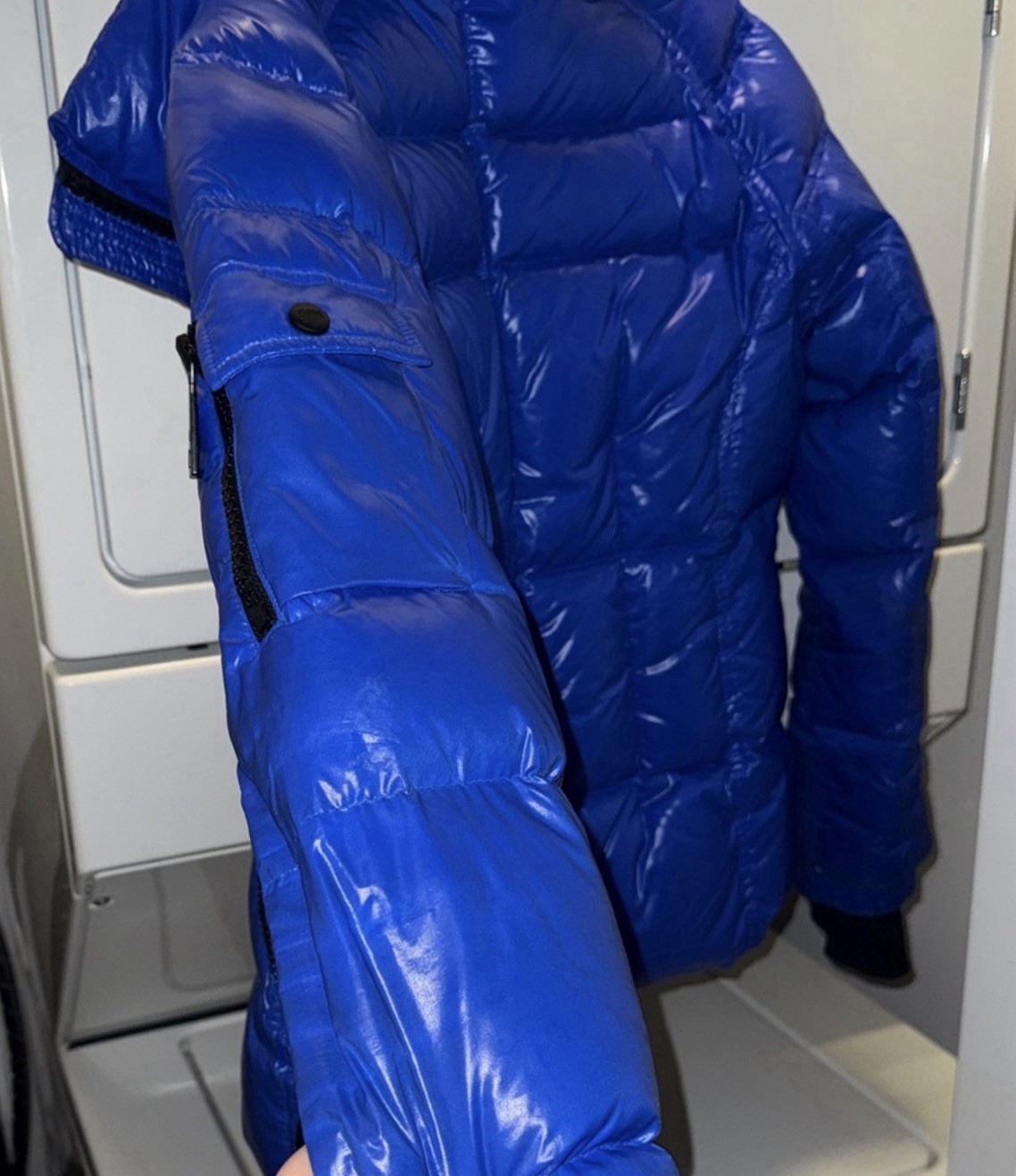 SAM Freestyle Blue Down Puffer Jacket Women's S Q… - image 5