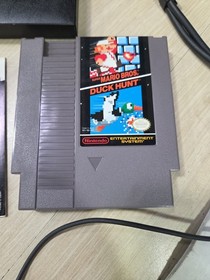 Super Mario Brothers Duck Hunt Game NES w Sleeve Manual Booklet tested 1988