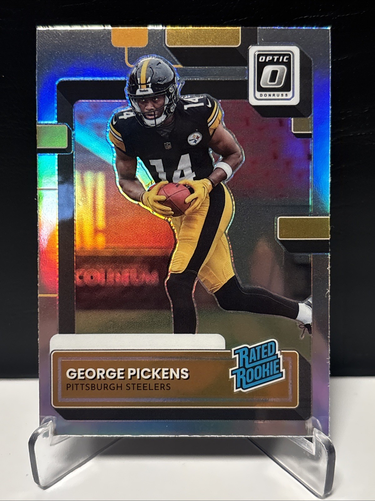 2022 Panini Donruss - Rated Rookie George Pickens #P-323 Optic Preview Holo (RC)