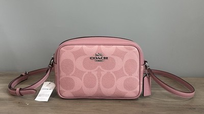 バッグ COACH Pink One-Shoulder Bag Shoulder Bag NEW COACH Crossbody Shoulder Jamie Camera Bag Maxi Signature