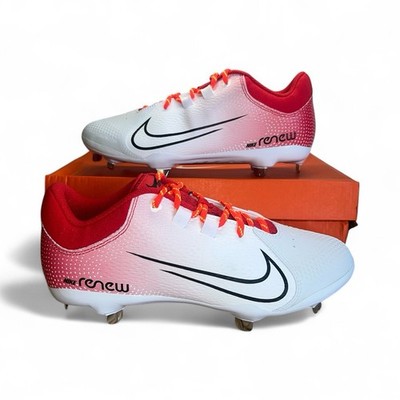 Nike Hyperdiamond 4 Pro Softball Cleats Red Black White CZ5920-600 Women's 10