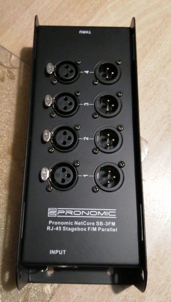 Pronomic NetCore SB-3FM Multicore Stagebox F/M Parallel
