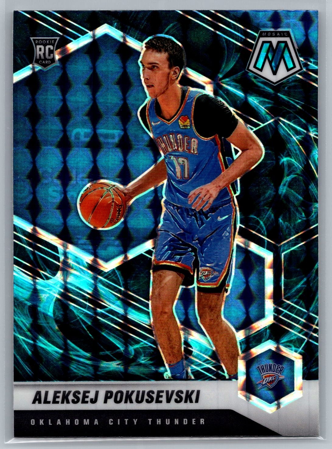 2020-21 Panini Mosaic - Rookie Aleksej Pokusevski #226 Genesis SSP (RC)